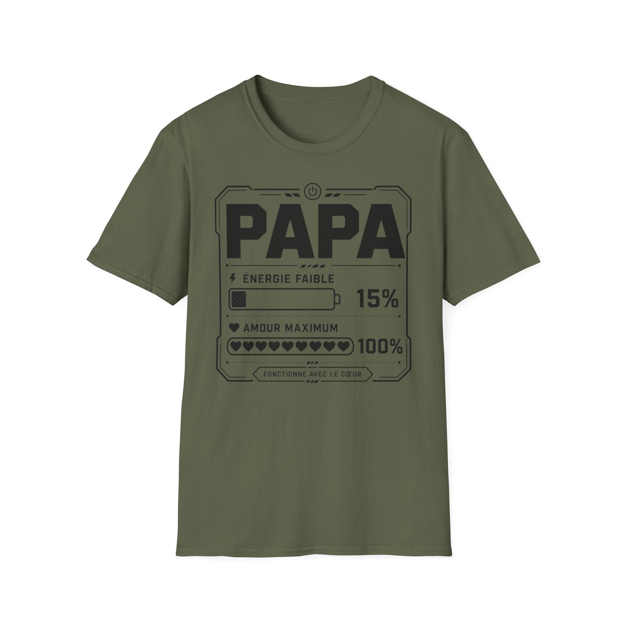 T-Shirt Papa Energie Faible