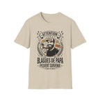 T-Shirt Attention Blagues De Papa