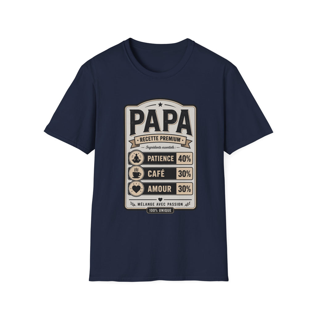T-Shirt Papa Recette Premium