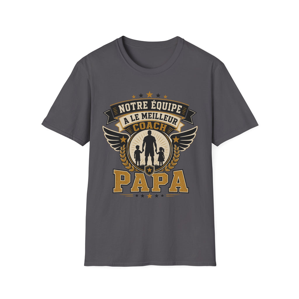 T-Shirt Papa Meilleur Coach