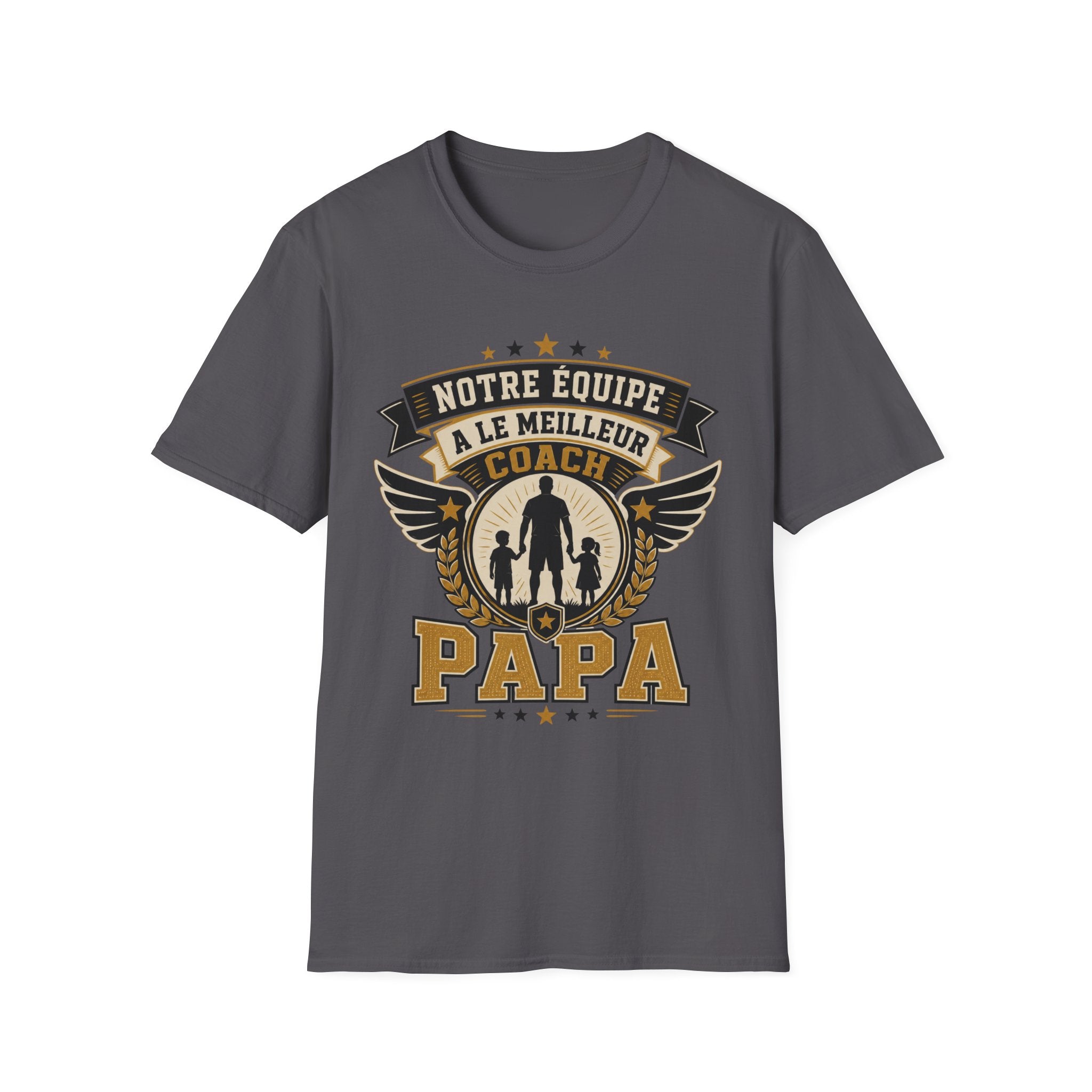 T-Shirt Papa Meilleur Coach