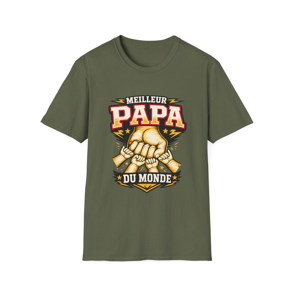 T-Shirt Meilleur Papa Du Monde