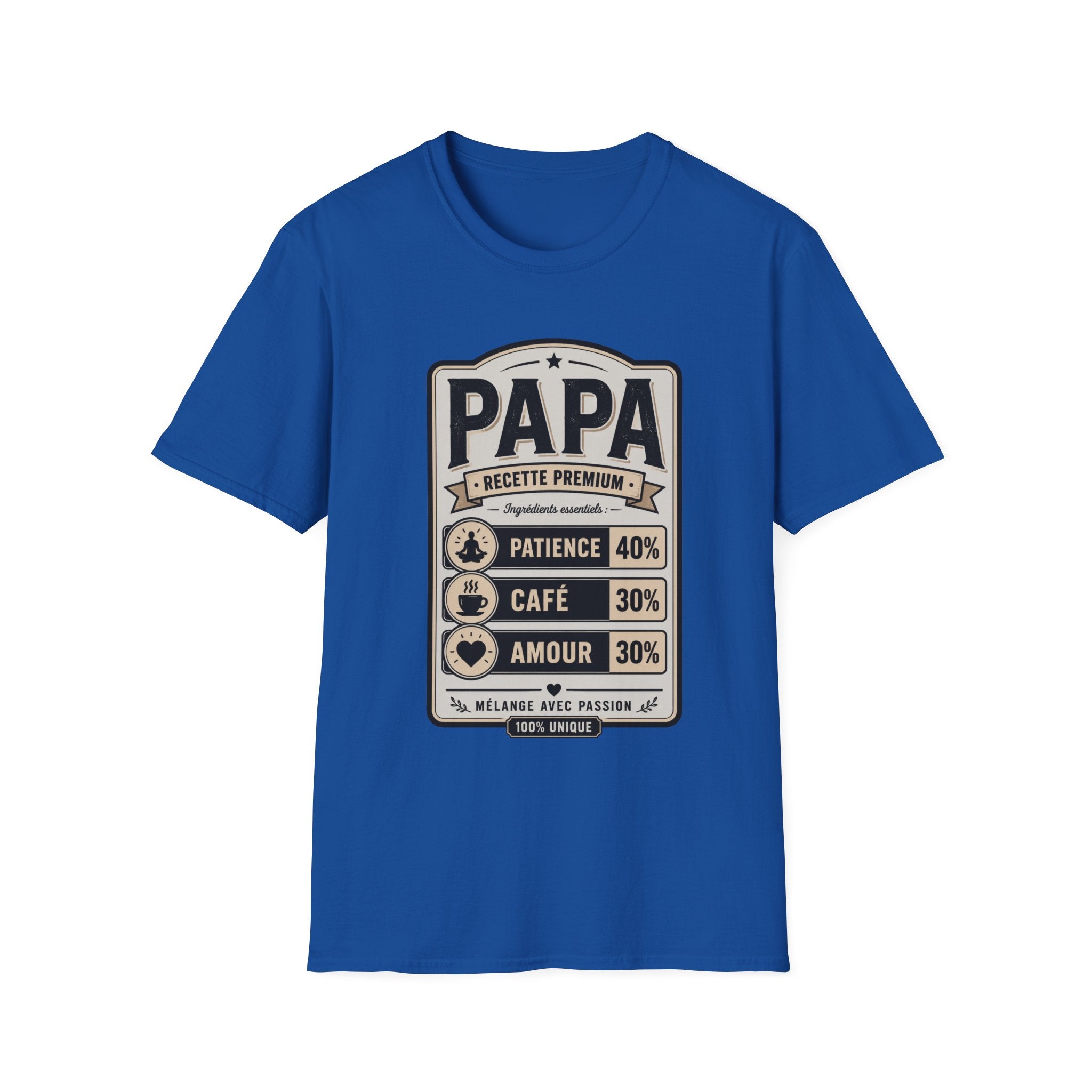 T-Shirt Papa Recette Premium