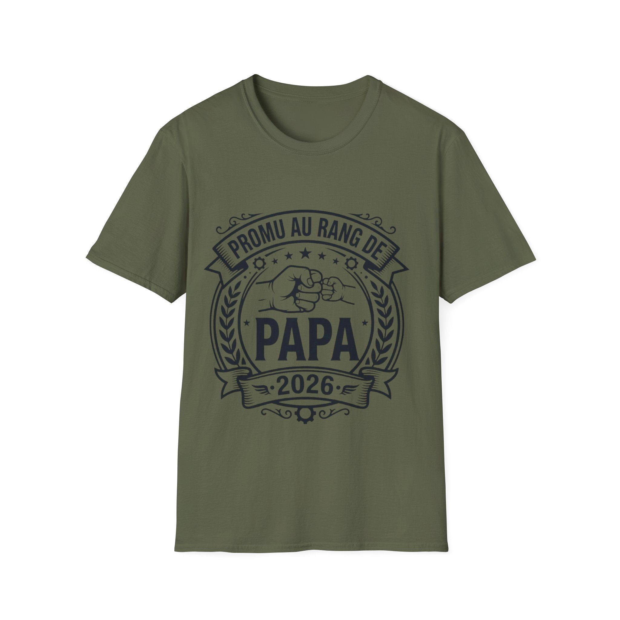 T Shirt Promu Au Rang De Papa