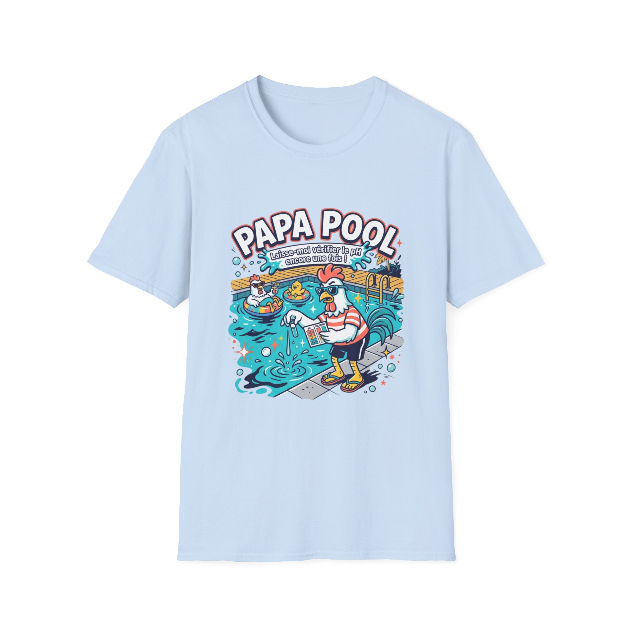 T-Shirt Papa Pool 1