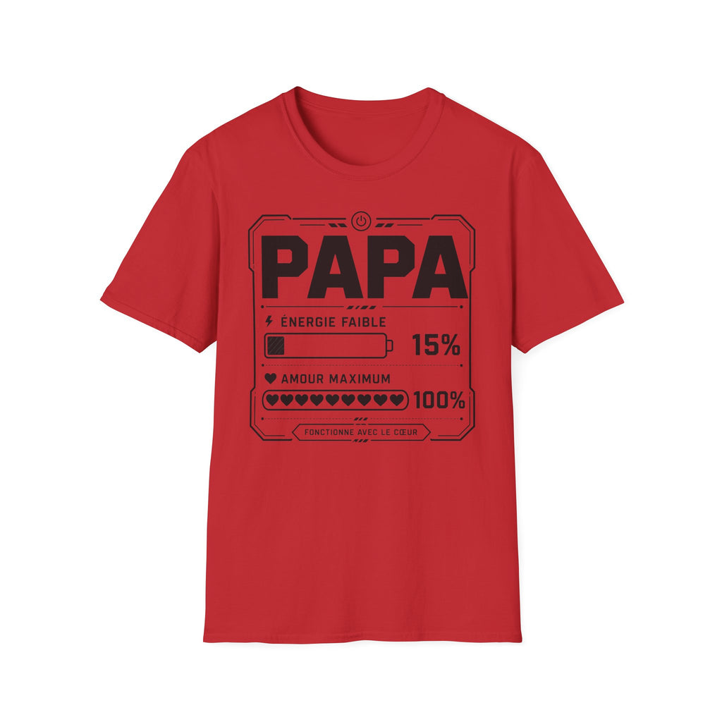 T-Shirt Papa Energie Faible