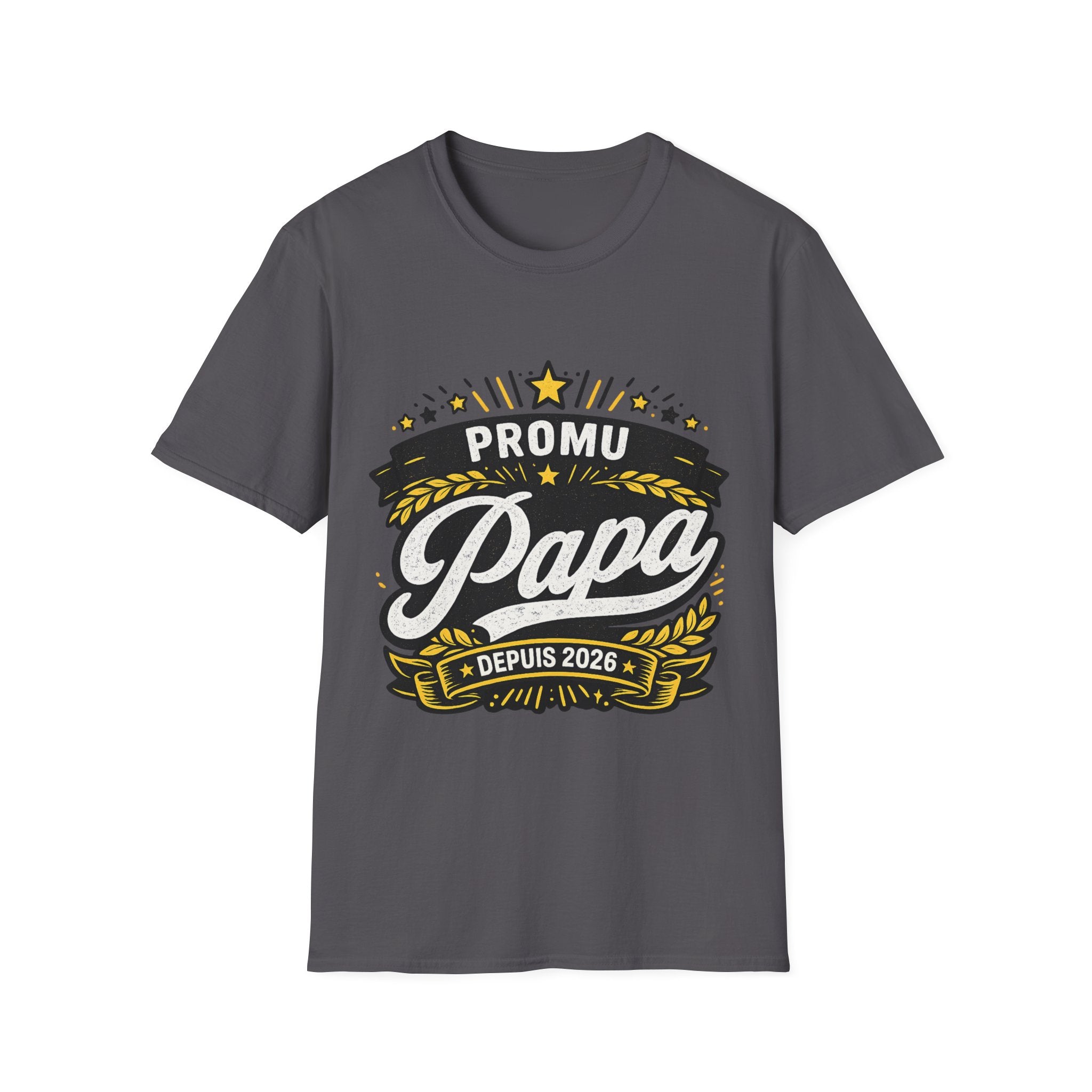 T-Shirt Promu Papa Depuis 2026
