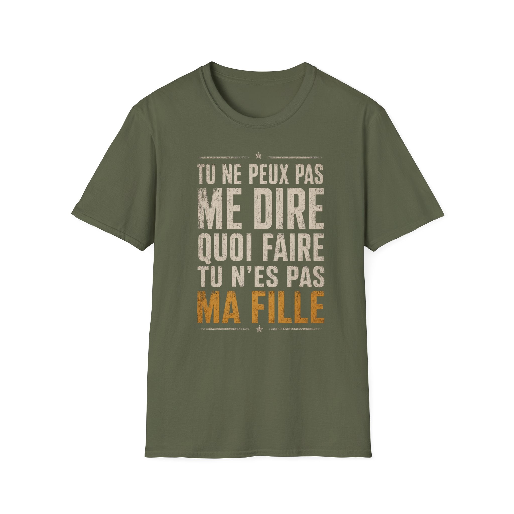 T-Shirt Tu Ne Peux Pas Me Dire Quoi Faire