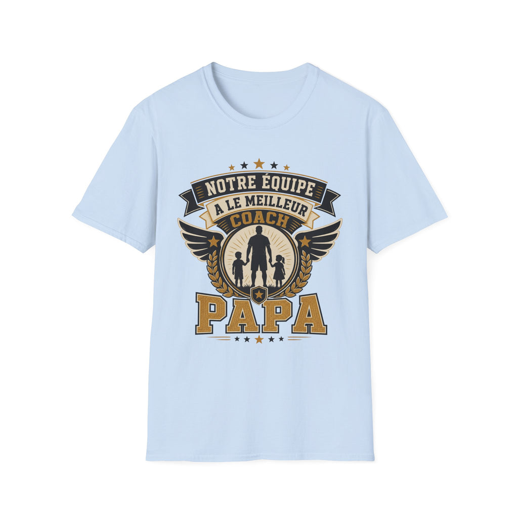 T-Shirt Papa Meilleur Coach