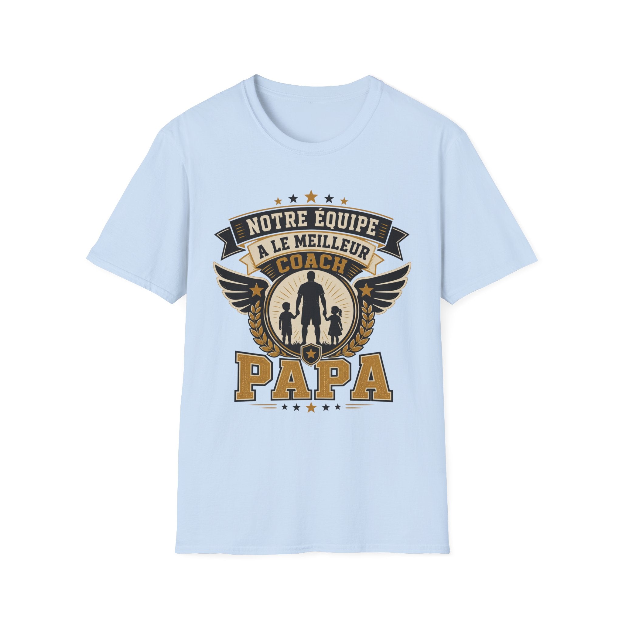 T-Shirt Papa Meilleur Coach