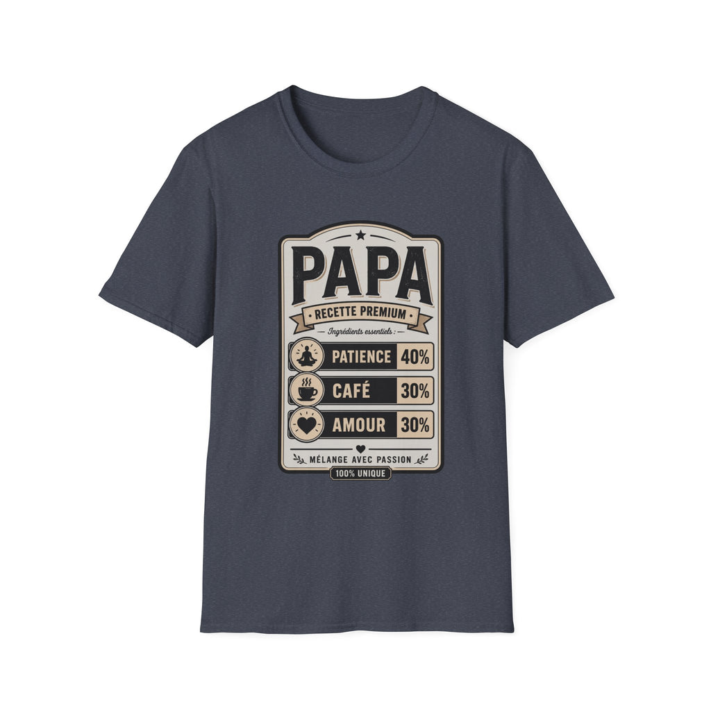 T-Shirt Papa Recette Premium