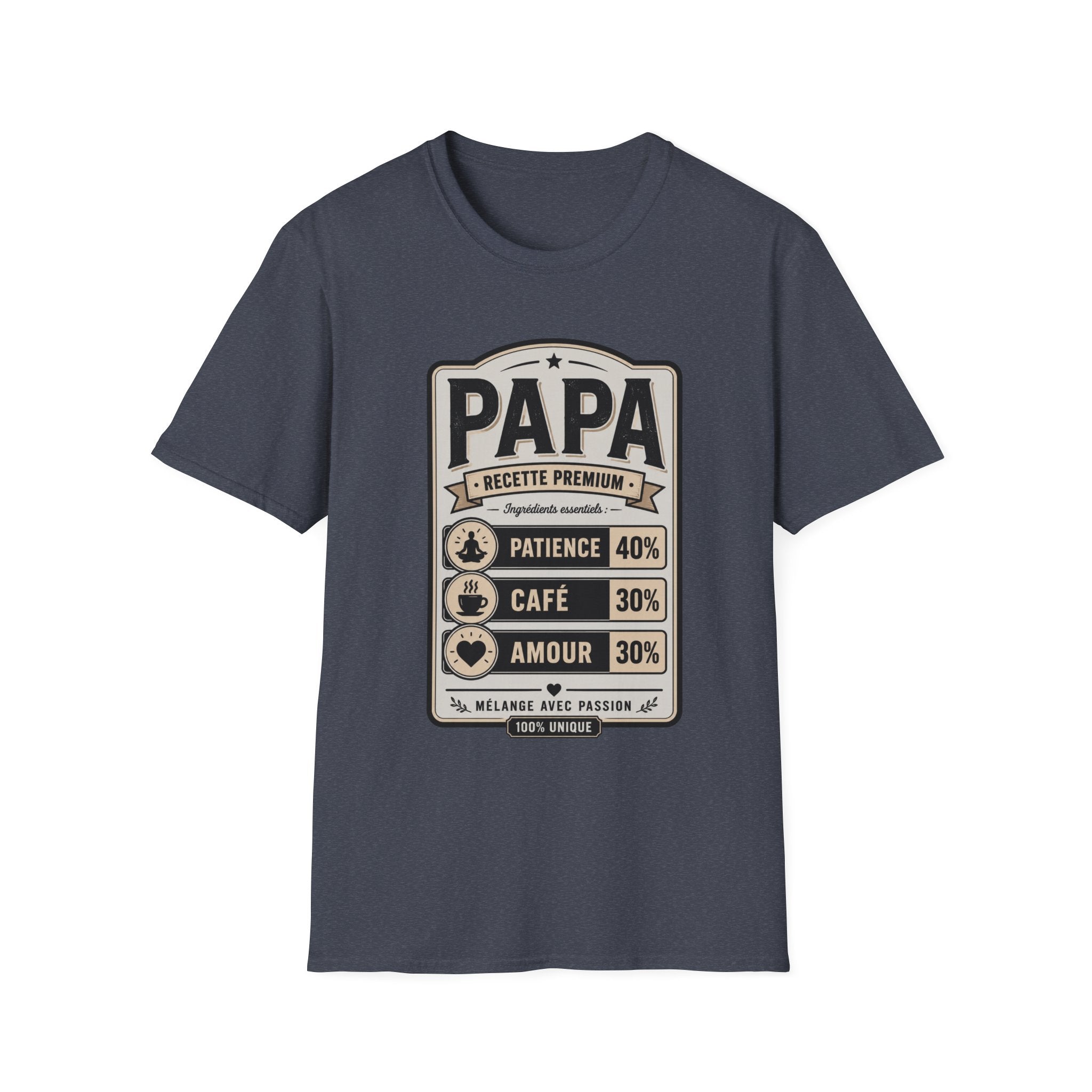 T-Shirt Papa Recette Premium