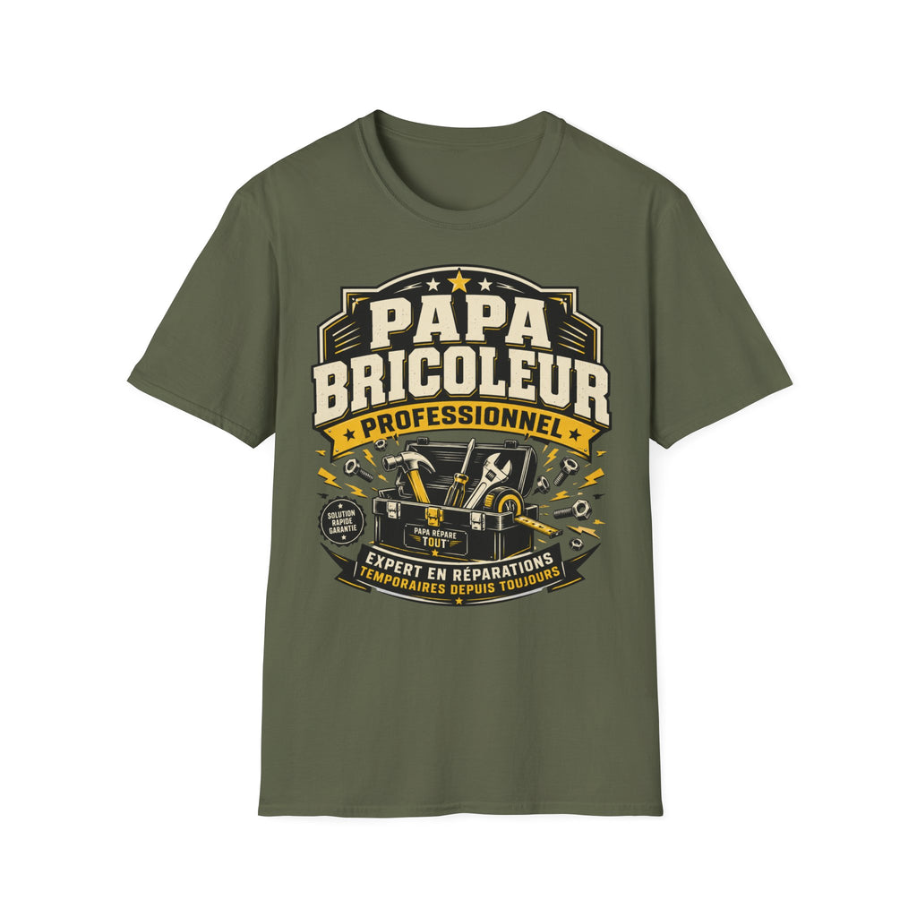 T-Shirt Papa Bricoleur Professionnel