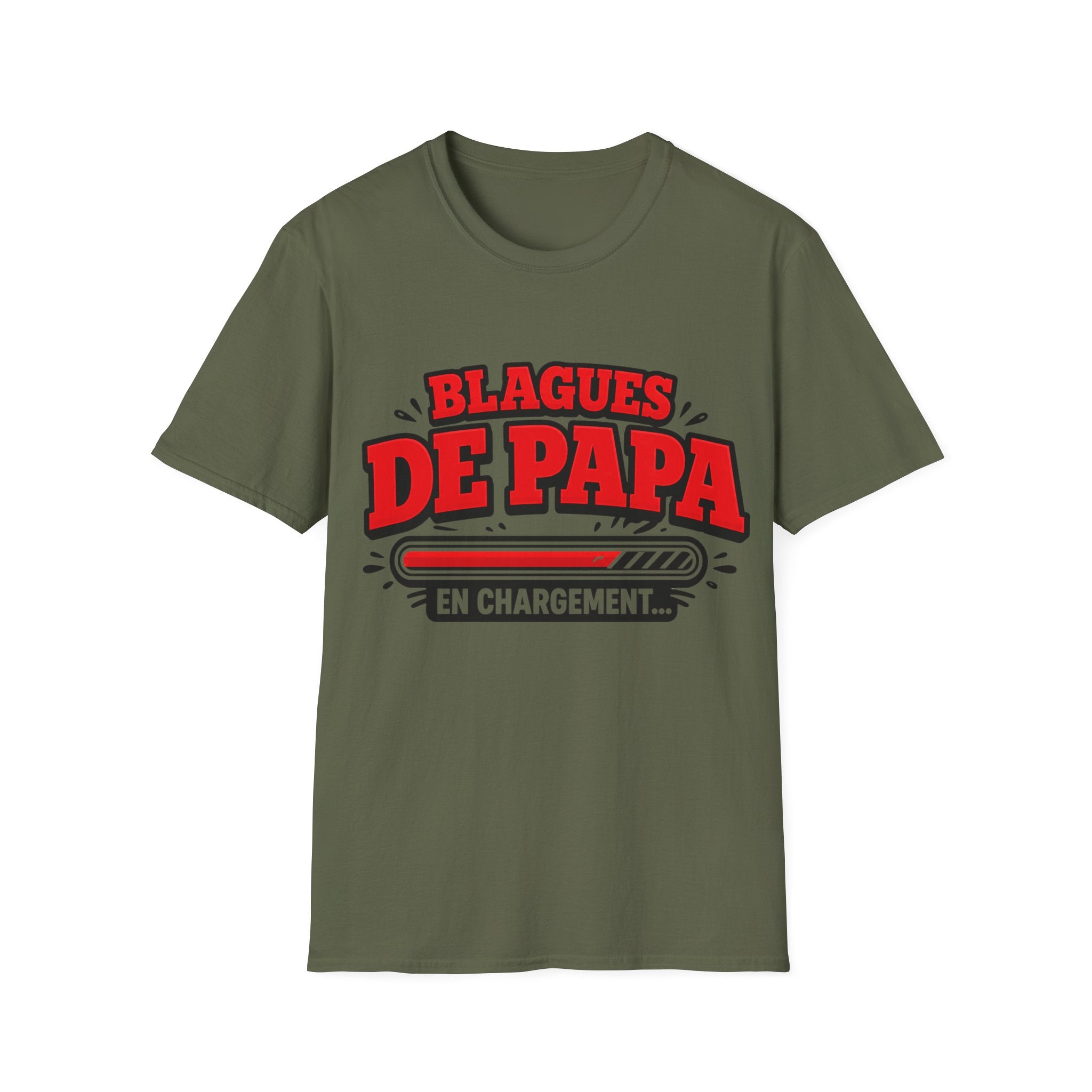 T-Shirt Blague Papa En Chargement