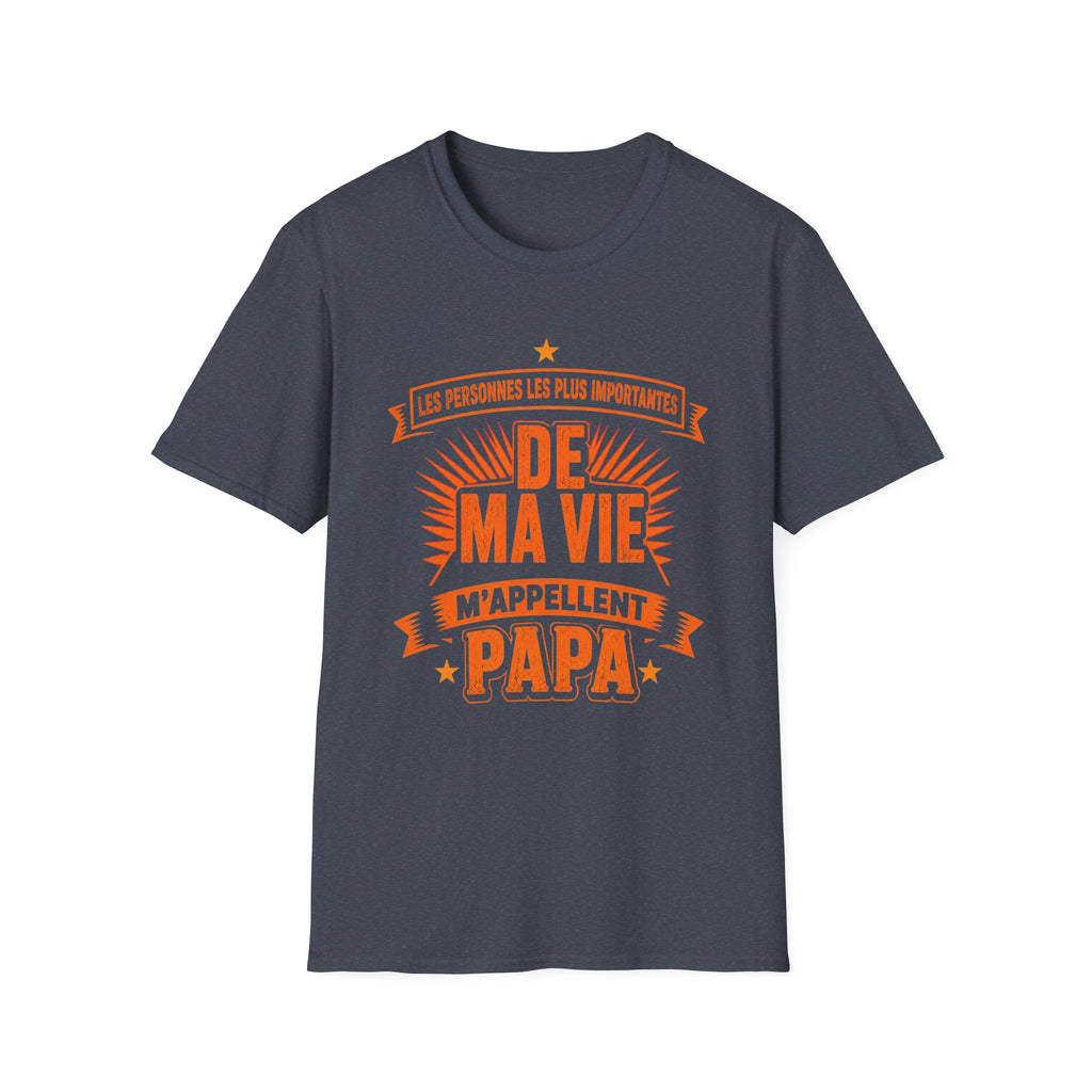 T-Shirt Les Personnes Les Plus Importantes M'appellent Papa