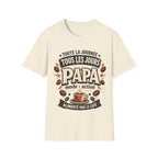 T-Shirt Papa Mode Activé Alimenté Par Le Café