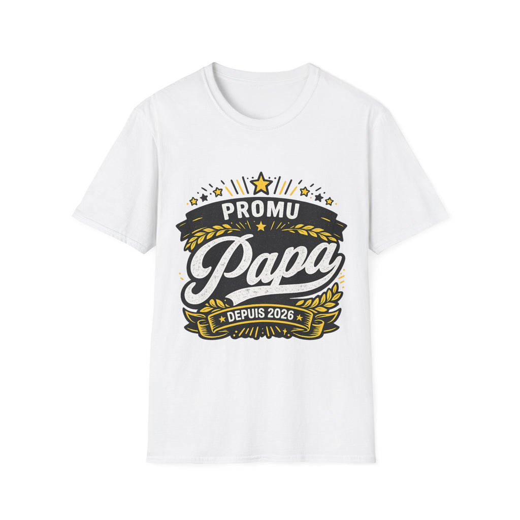 T-Shirt Promu Papa Depuis 2026