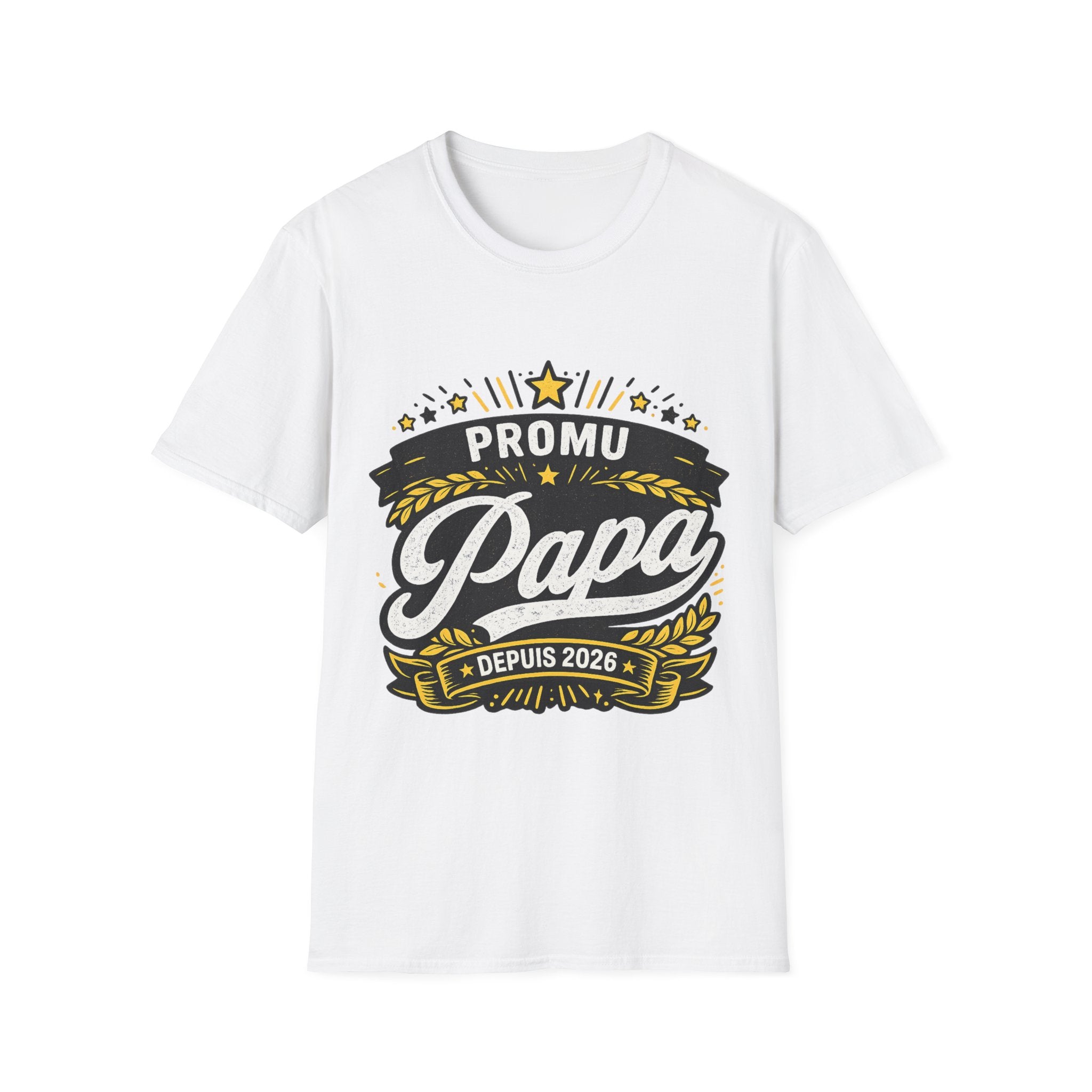 T-Shirt Promu Papa Depuis 2026
