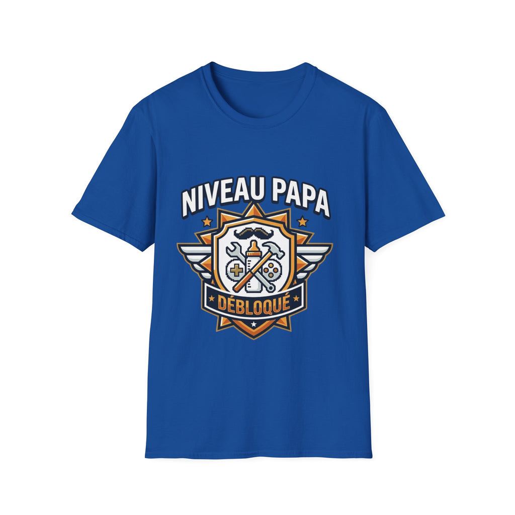 T-Shirt Niveau Papa Débloqué