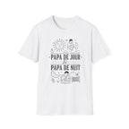 T-Shirt Papa De Jour Papa De Nuit