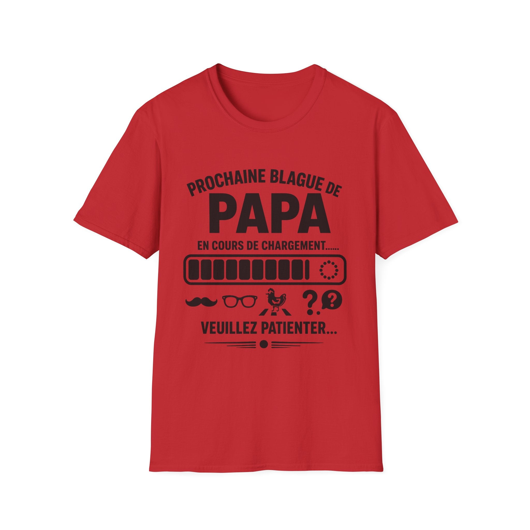 T-Shirt Blague Papa Chargement