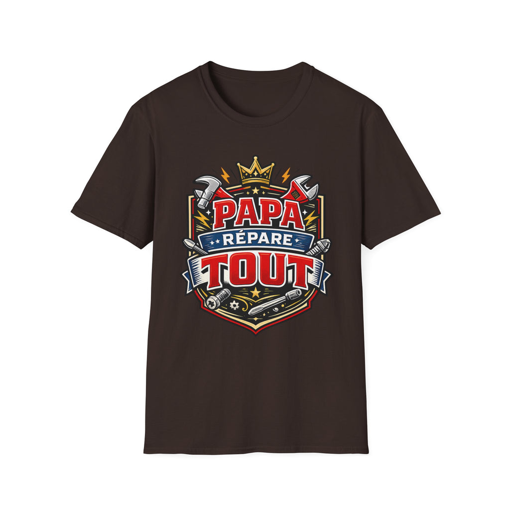 T-Shirt Papa Réparer Tout