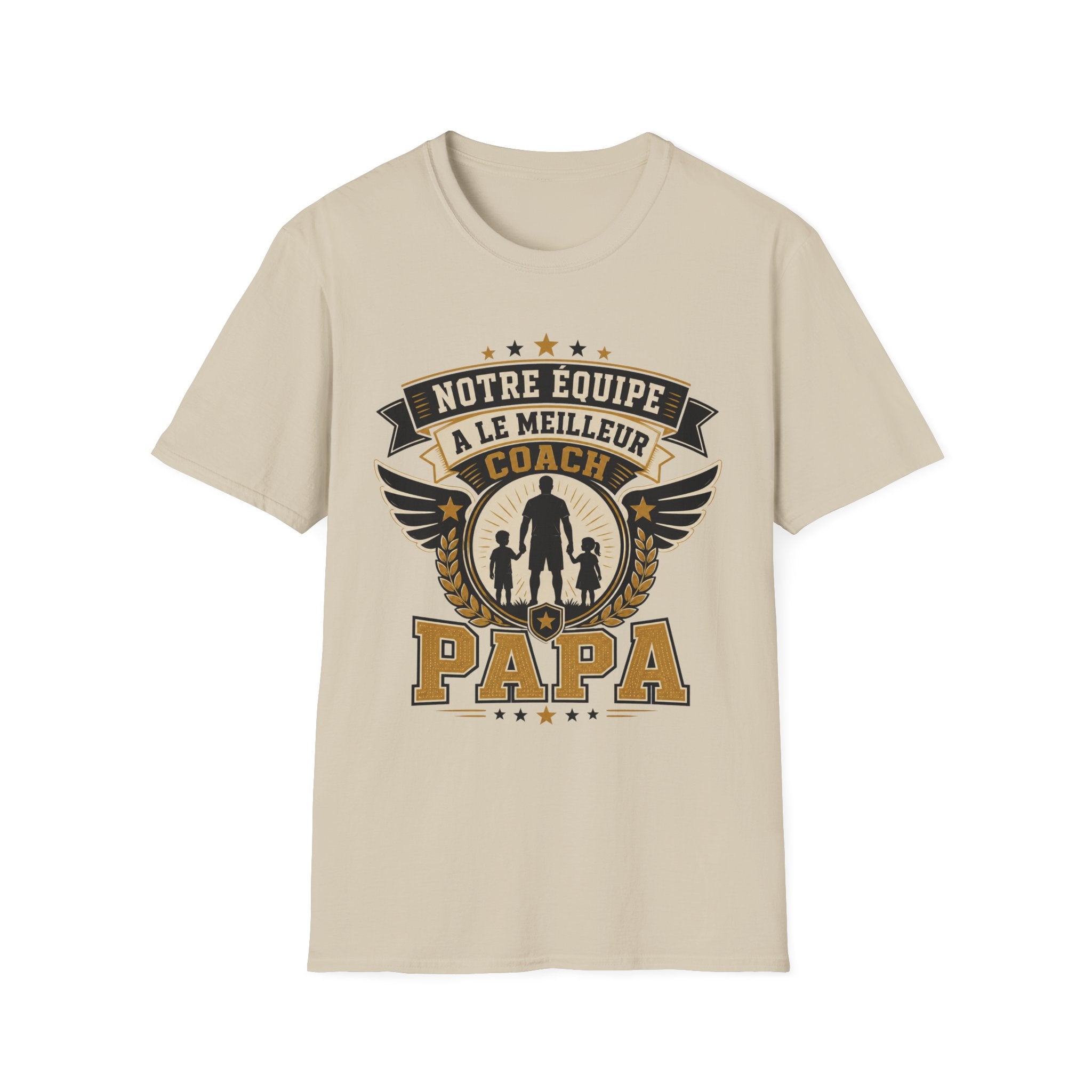 T-Shirt Papa Meilleur Coach