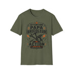 T-Shirt Attention Papa Bricoleur En Action