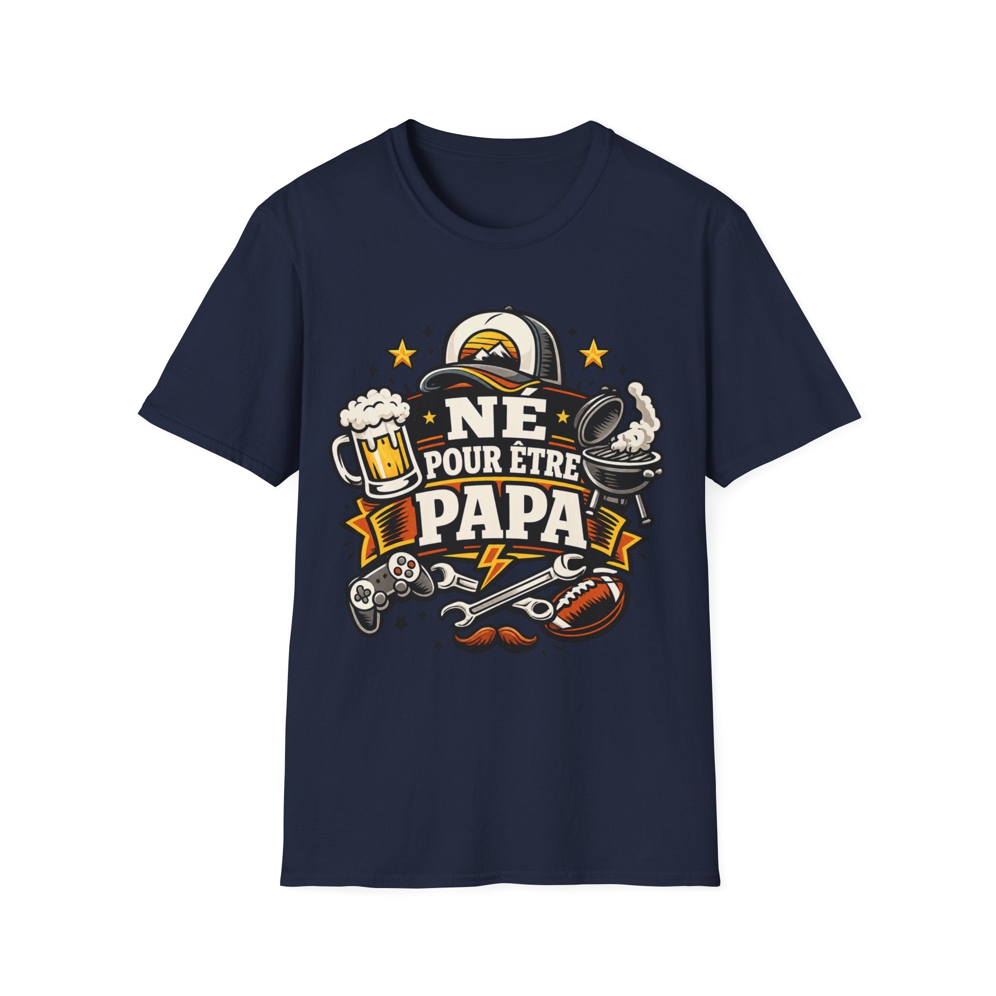 T-Shirt Né Pour Etre Papa