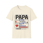 T-Shirt Papa Energie Faible Amour Max