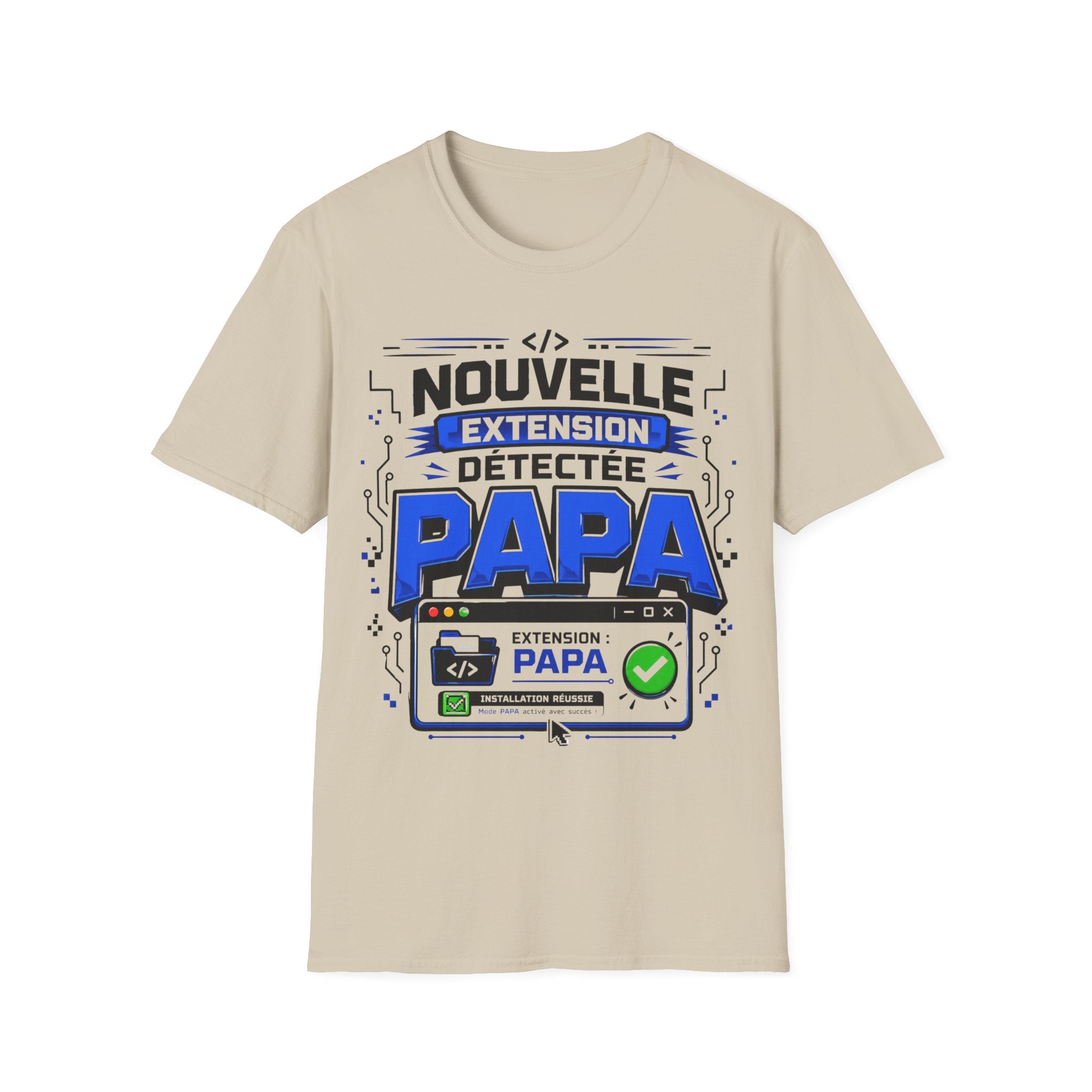 T-Shirt Nouvelle Extension Détectée Papa