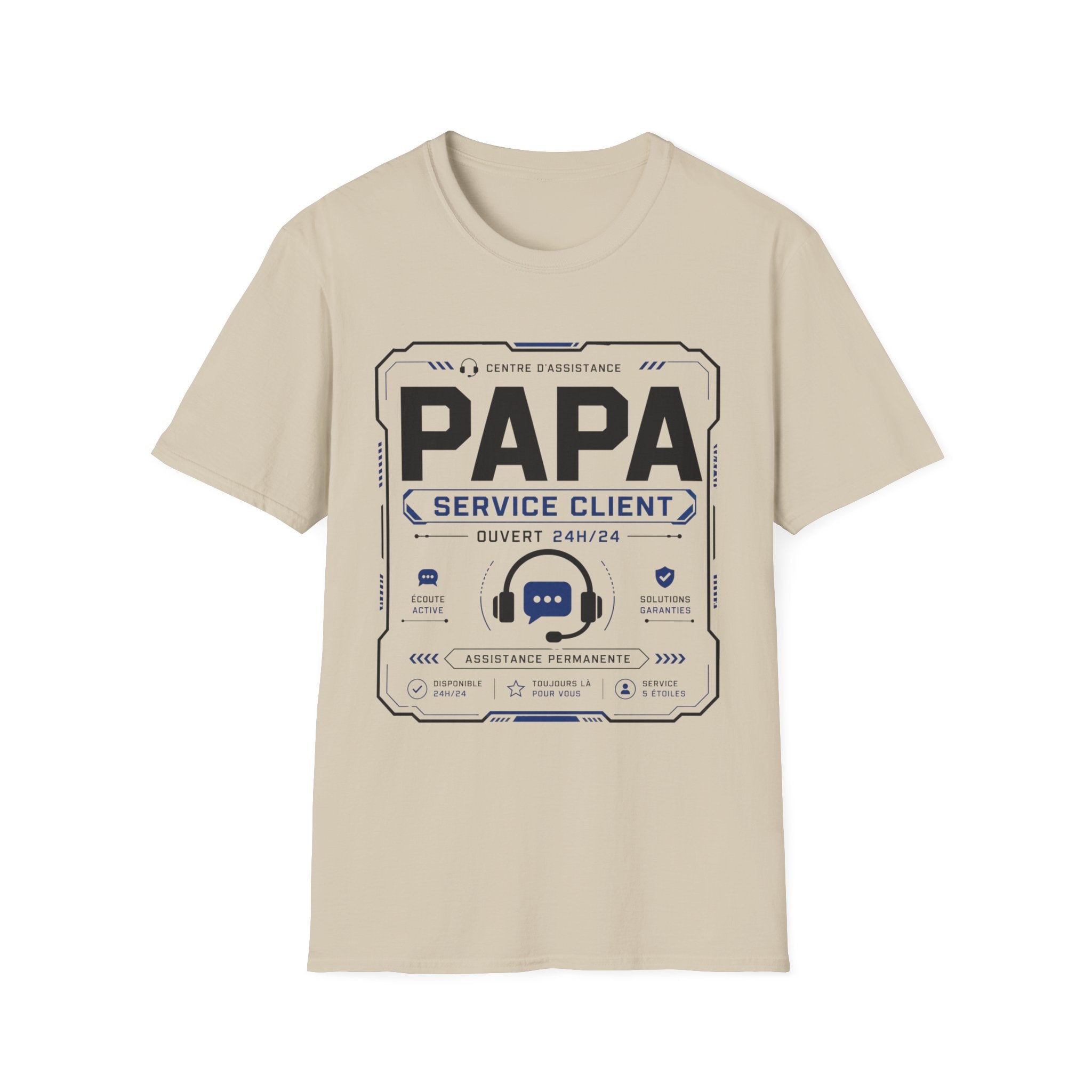 T-Shirt Papa Service Client