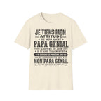 T-Shirt Papa Génial Né En Juin