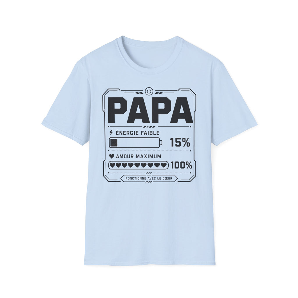 T-Shirt Papa Energie Faible