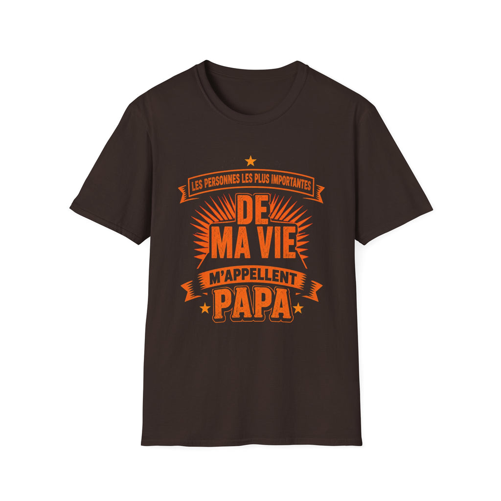 T-Shirt Les Personnes Les Plus Importantes M'appellent Papa