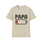 T-Shirt Papa Batterie Faible