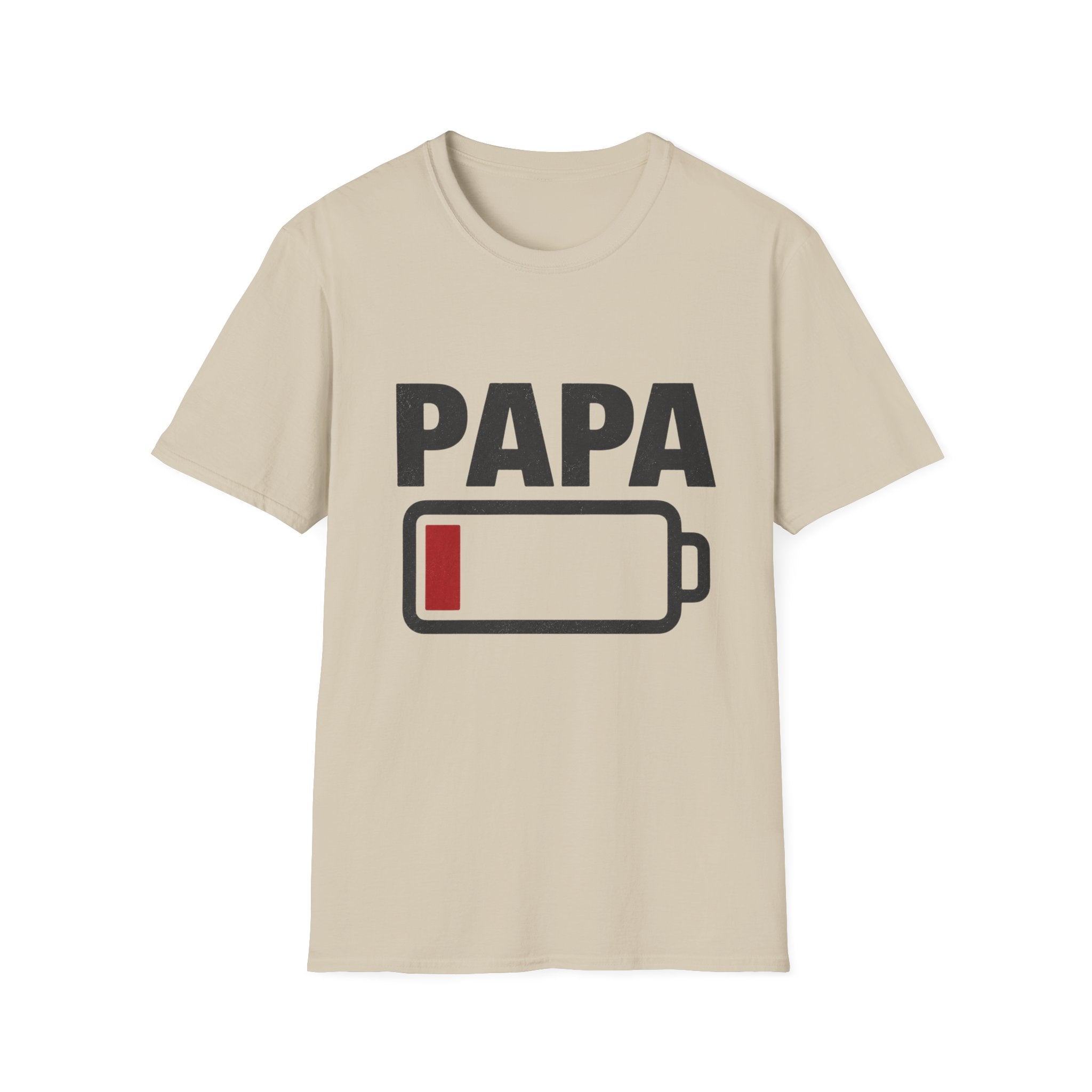 T-Shirt Papa Batterie Faible