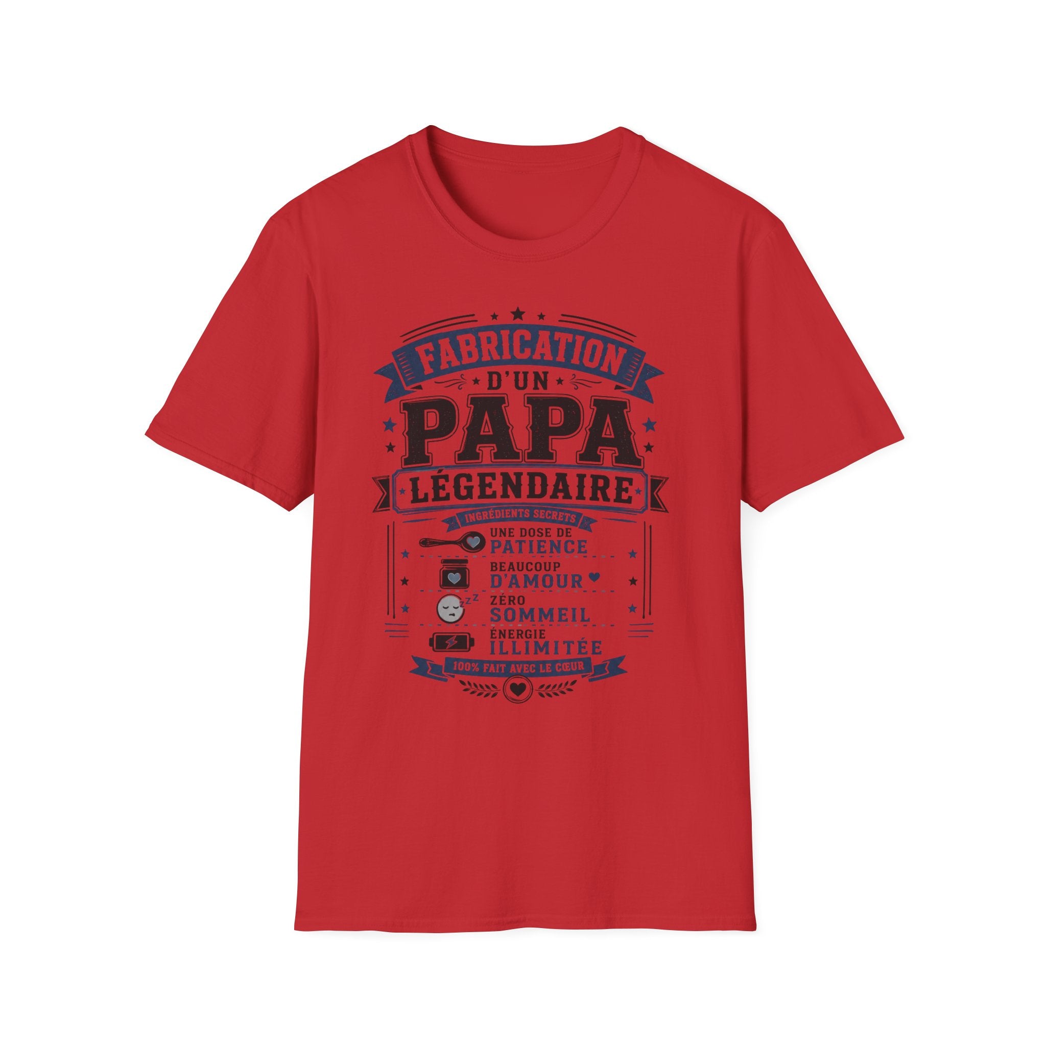 T-Shirt Fabrication D'un Papa Légendaire