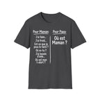 T-Shirt Comparaison Maman Papa