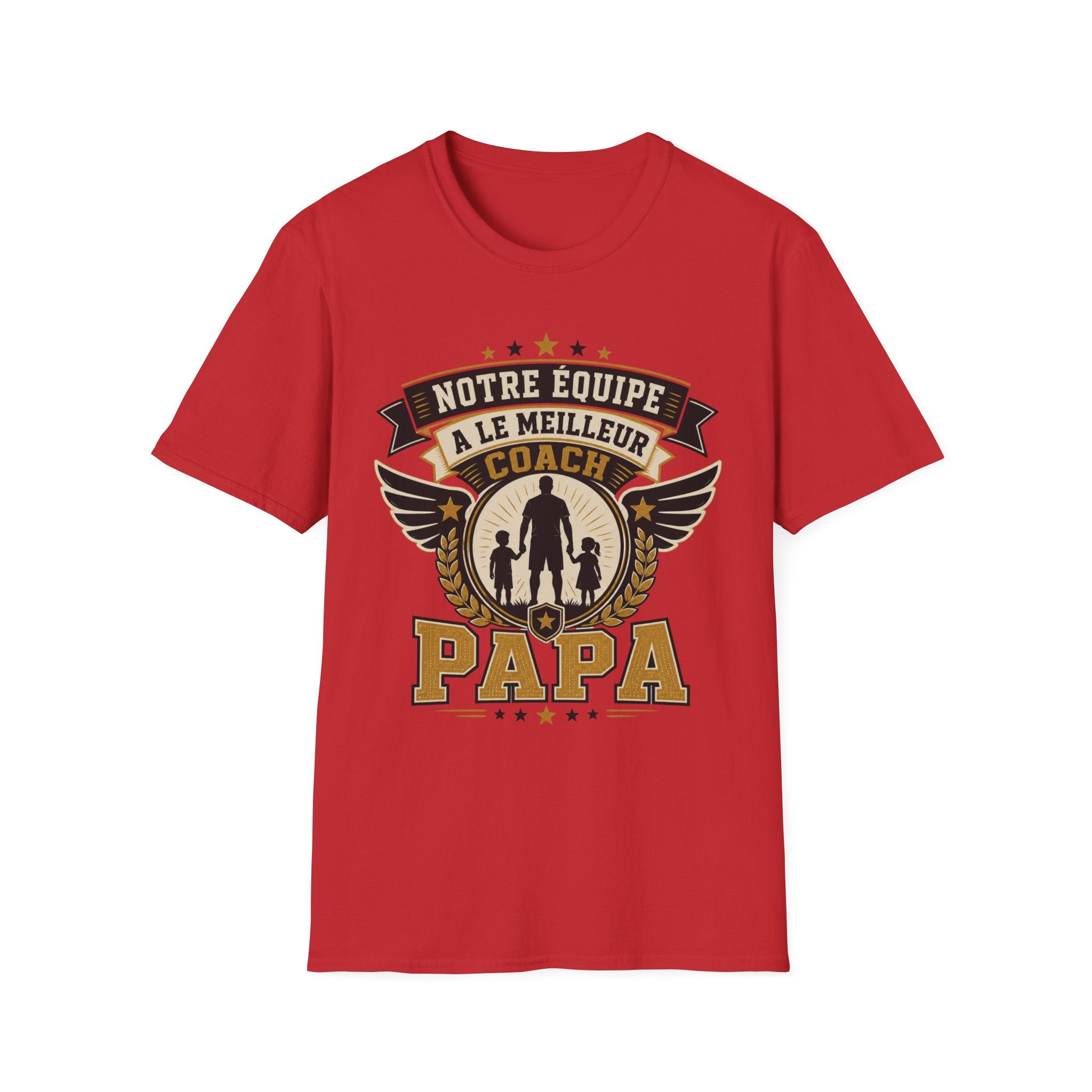 T-Shirt Papa Meilleur Coach