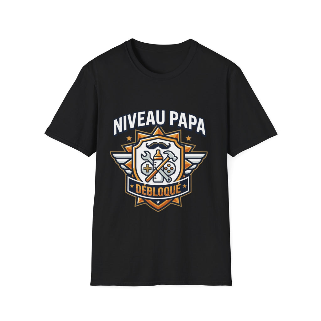 T-Shirt Niveau Papa Débloqué