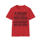 T-Shirt Papa Génial Né En Juin