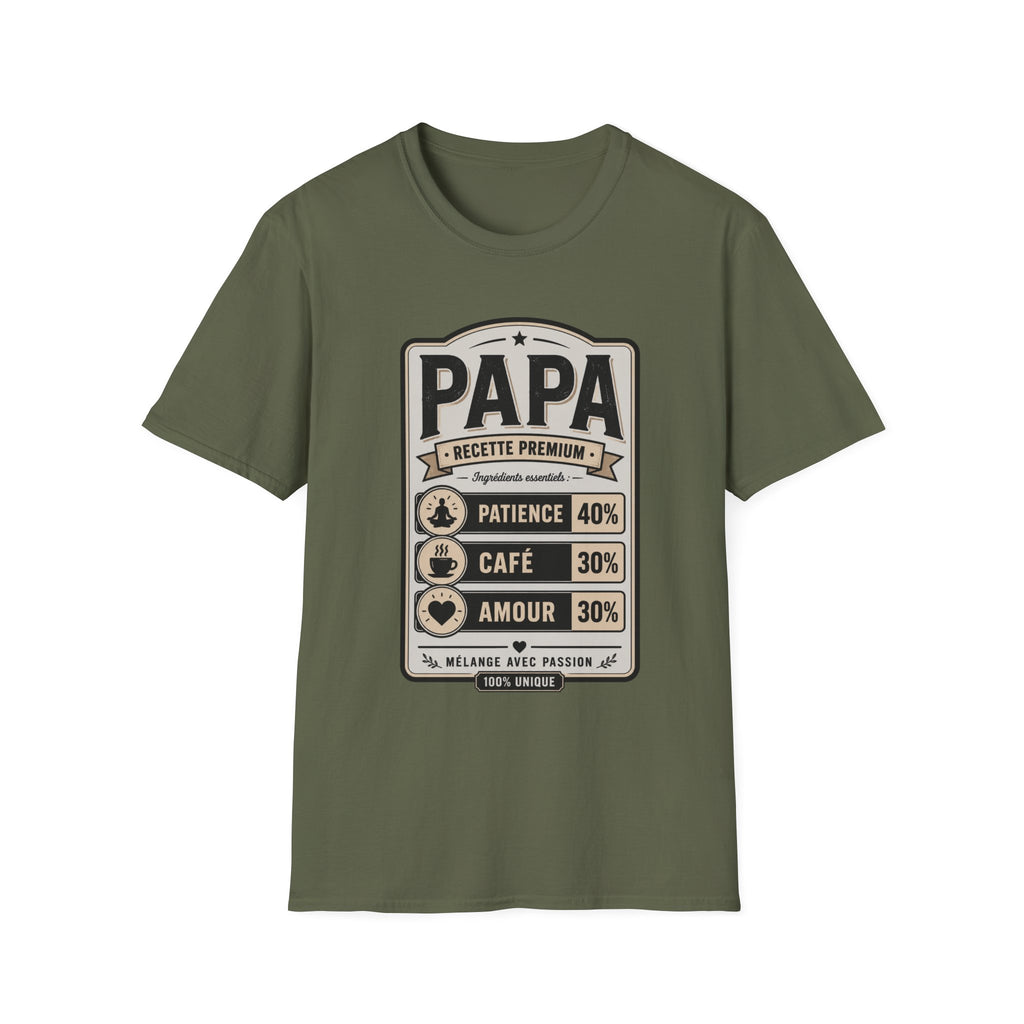 T-Shirt Papa Recette Premium