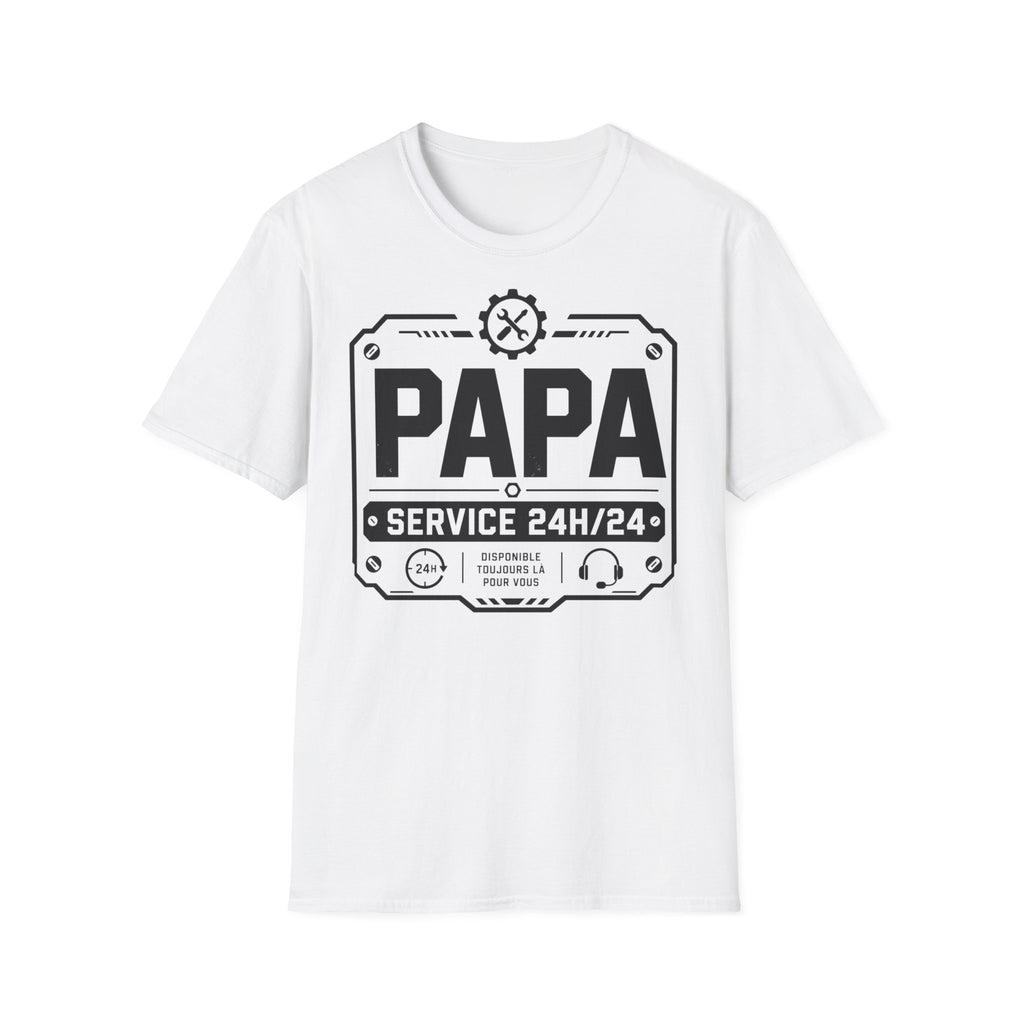 T-Shirt Papa Service 24H/24