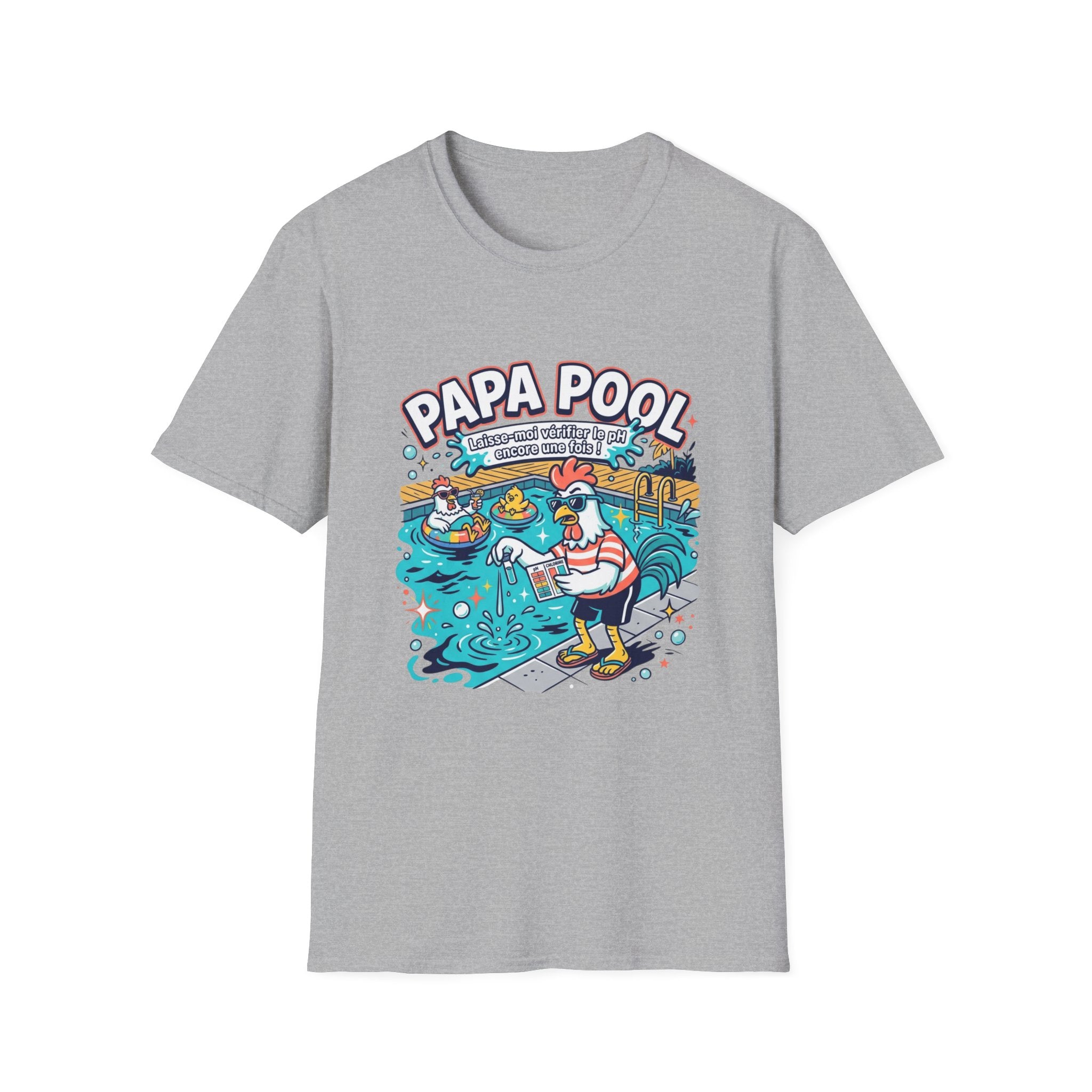 T-Shirt Papa Pool 1