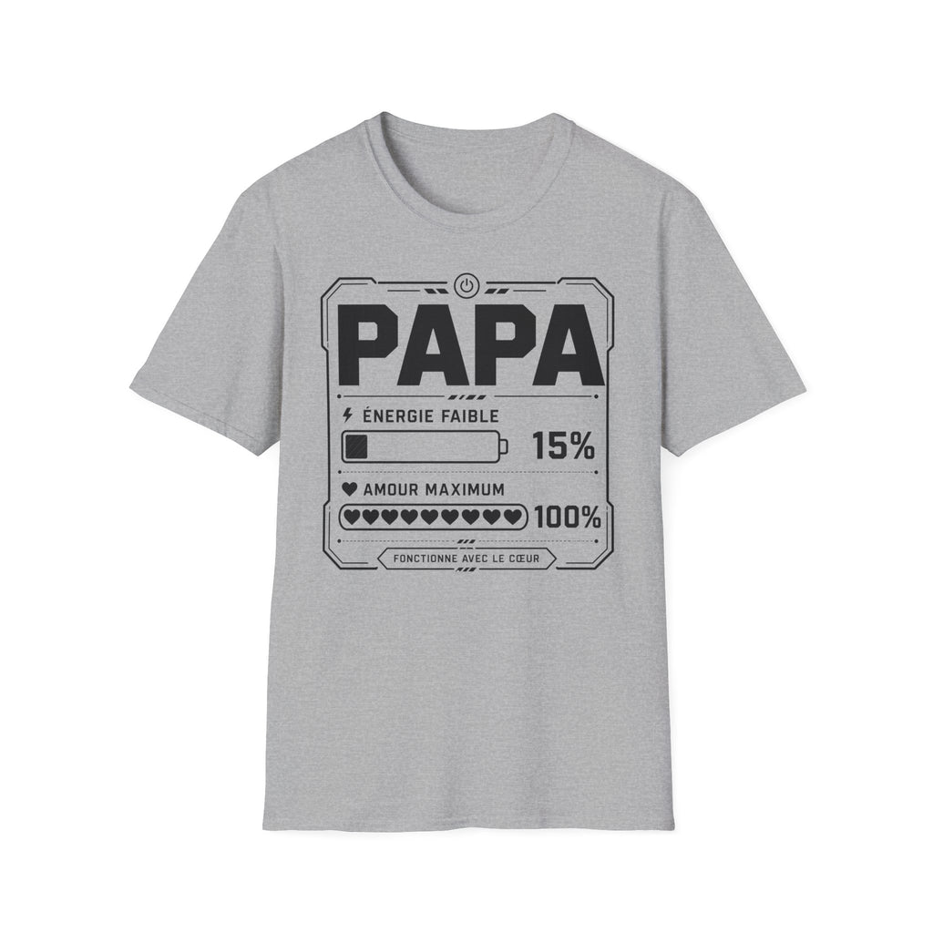 T-Shirt Papa Energie Faible