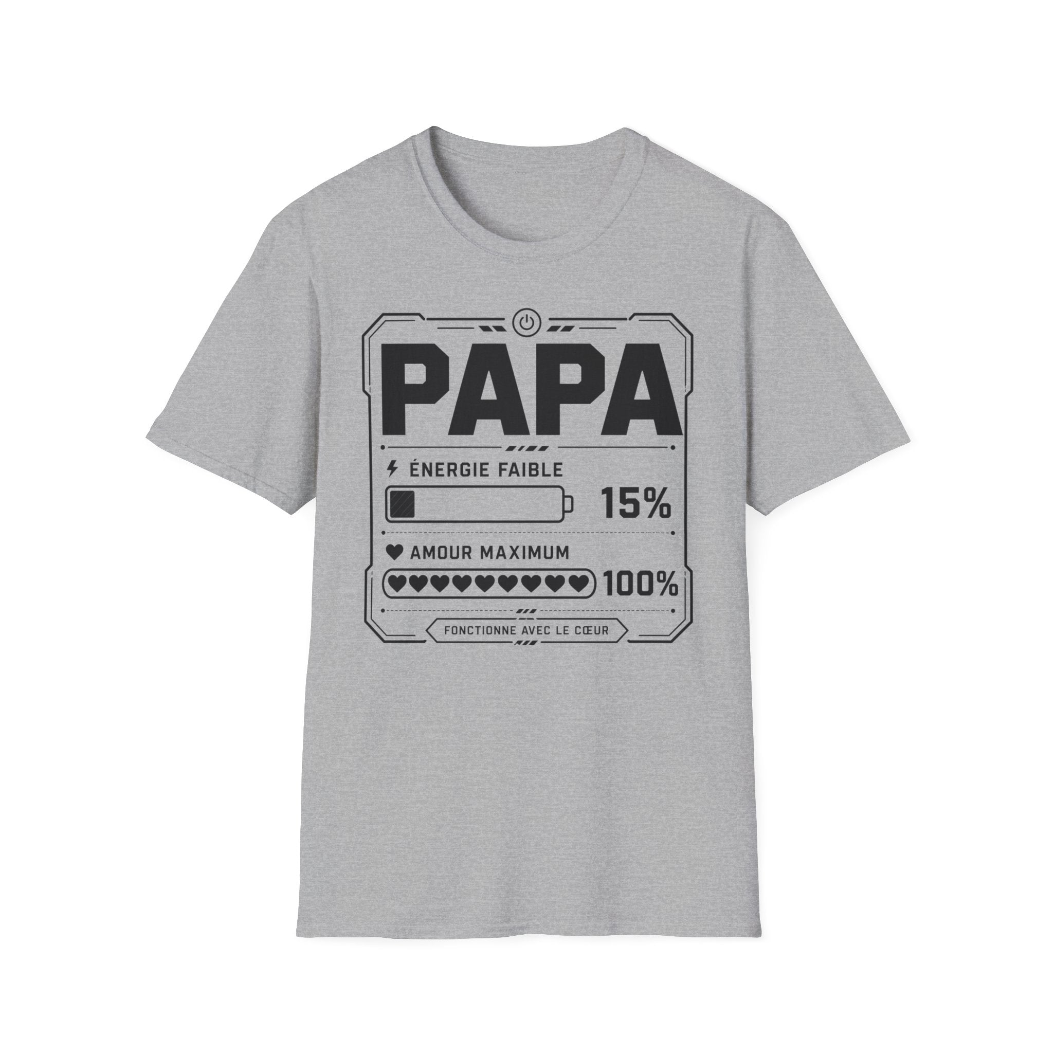 T-Shirt Papa Energie Faible