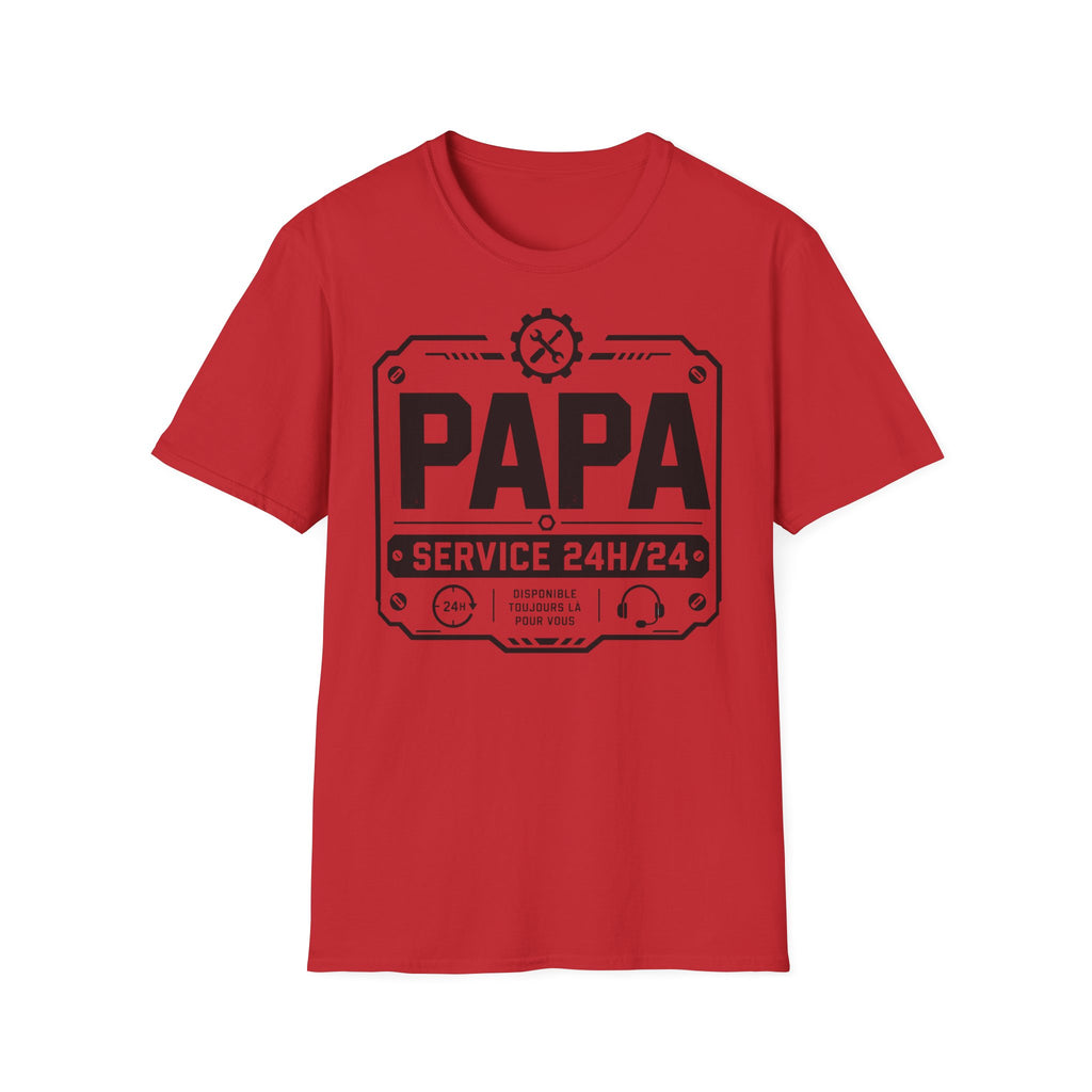T-Shirt Papa Service 24H/24