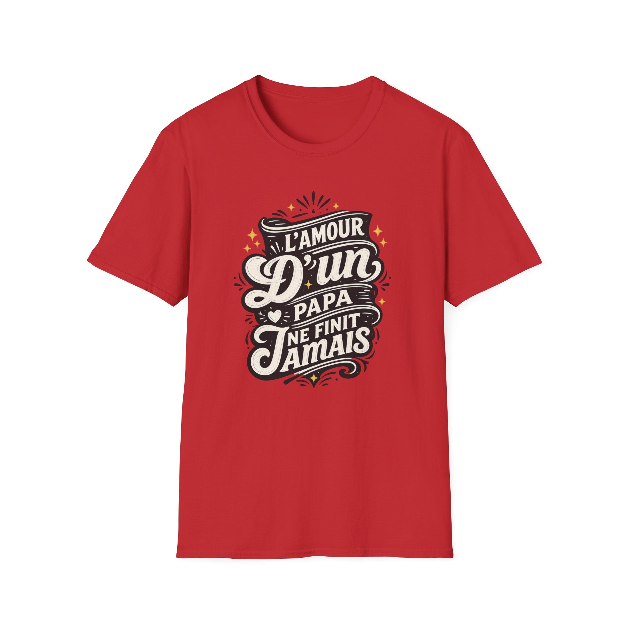 T-Shirt L'amour D'un Papa Ne Finit Jamais