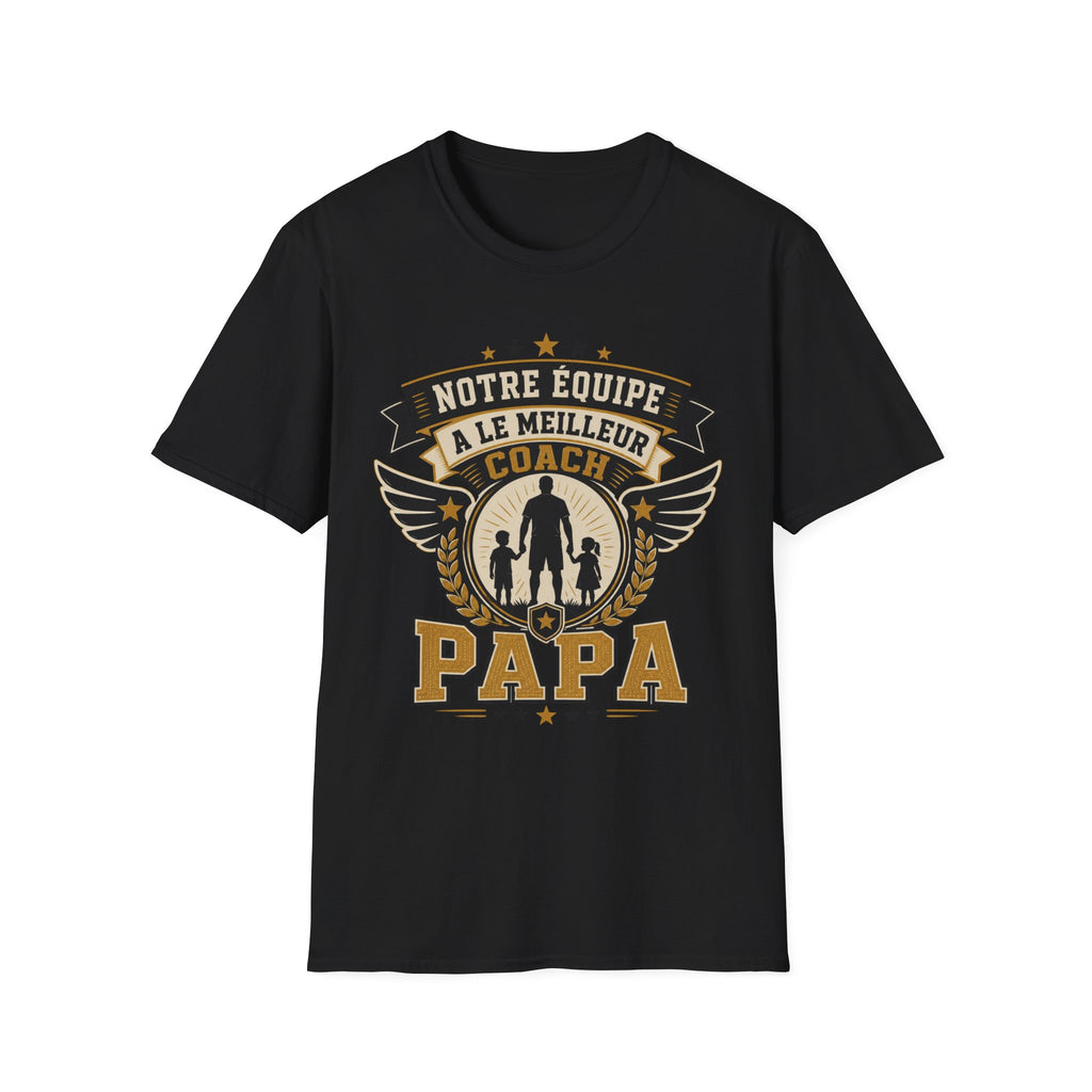 T-Shirt Papa Meilleur Coach